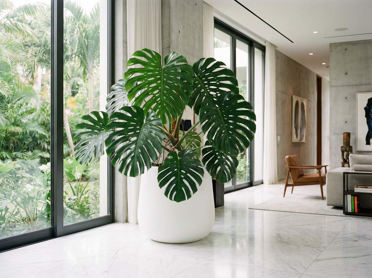 大象传媒龟背竹植物视频